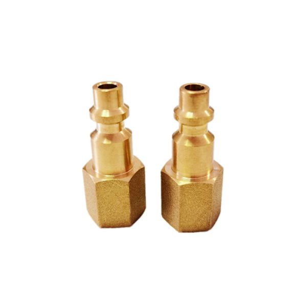Brass Air Tool Fittings 1/4 NPT Male Plug Connector