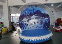 0.6mm PVC Tarpaulin Inflatable Christmas Snow Globes 3m Hot Air Welding
