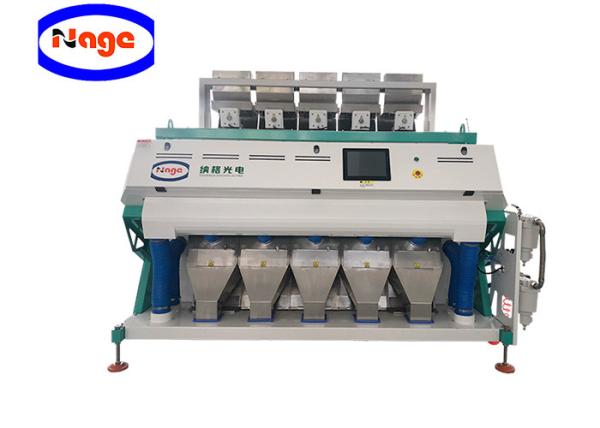 Food Processing Industries Rice Color Sorter With Two CCD Cameras