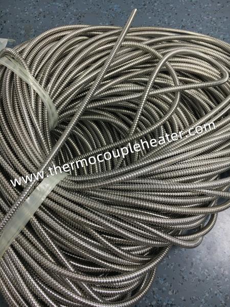 Tubulação de aço inoxidável da proteção da mangueira para o diâmetro interno 6mm de Heater Cable