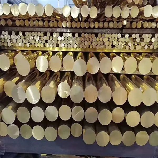 Manganese Square Brass Rod Brush Mirror Solid Copper Round Bar