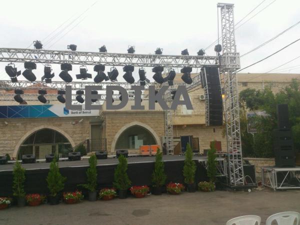 6082 T6 Aluminium Box Truss 287mm -1000mm For Outdoor Performance
