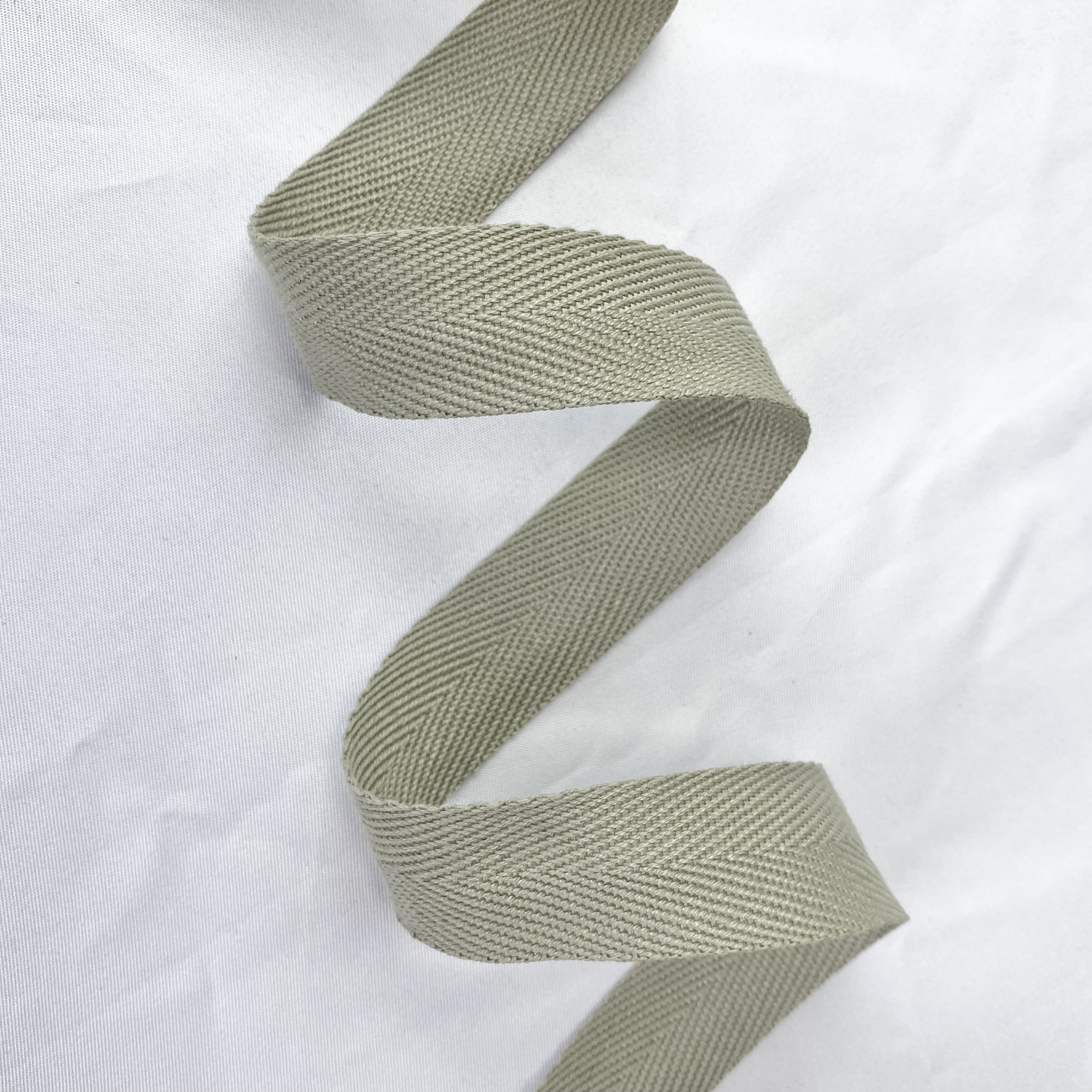 Herringbone polyester-cotton webbing Various colors Backpack strap Belt Handbag strap