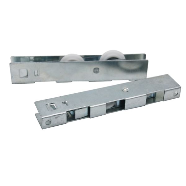 Turkey Hot-selling UPVC Sliding Window Roller 13.5*25mm Iron Housing Zinc Plating POM Wheel With High Carbon Steel Bearing Load Capacity 100KGS