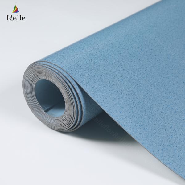 Indoor Office Wear Resistant PVC Vinyl Flooring Roll with and T Grade Wear Resistance