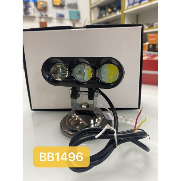 Motorbike Yellow White Color Projector LED Light Upgrade Spotlight Accessories