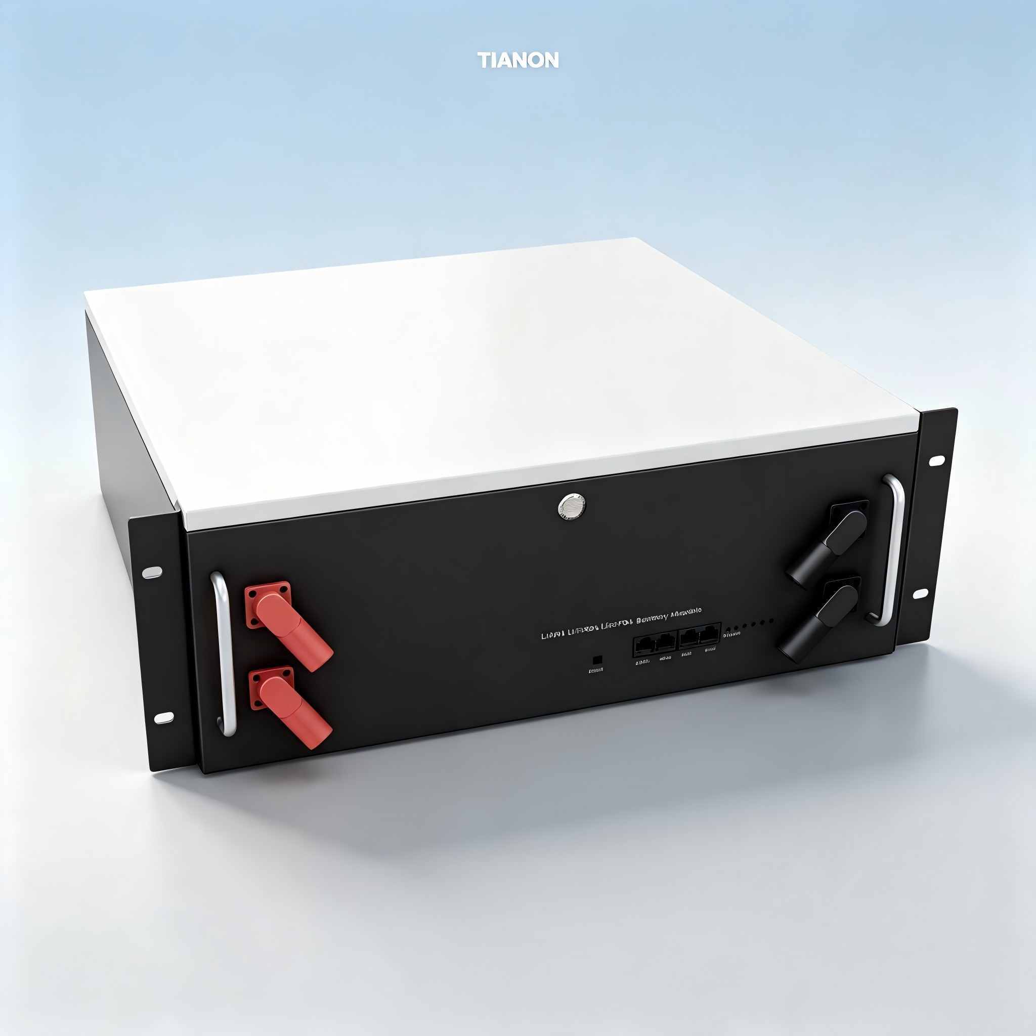 Tianon 51.2V 100Ah 5.12kWh Rack-Mounted LiFePO4 Battery Storage System for Home Solar Power