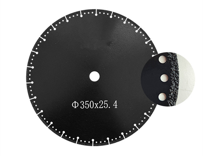 диск лезвия алмазной пилы 350mm 125mm 115mm паяемый вакуумом меля