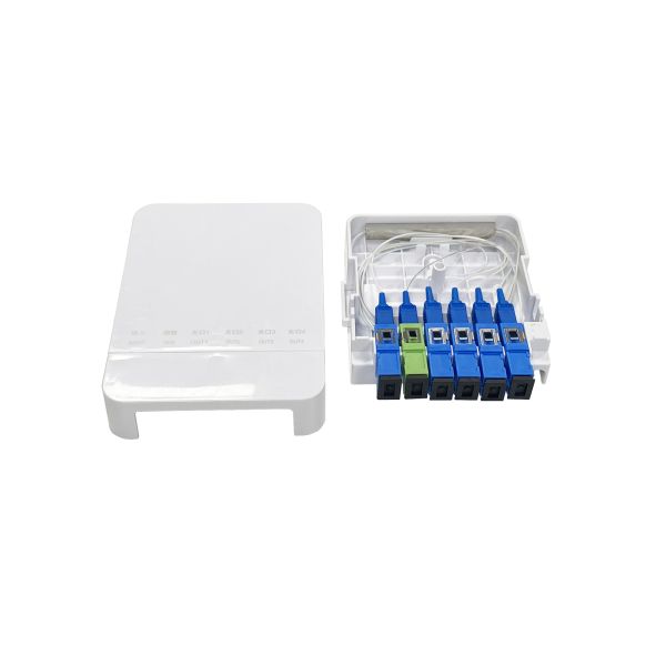 ISO Fiber Optic Termination Box Splitter Module Cassette Box 1*5 Mini PLC Splitter Box (Кассетная коробка для разделения оптических волокон)