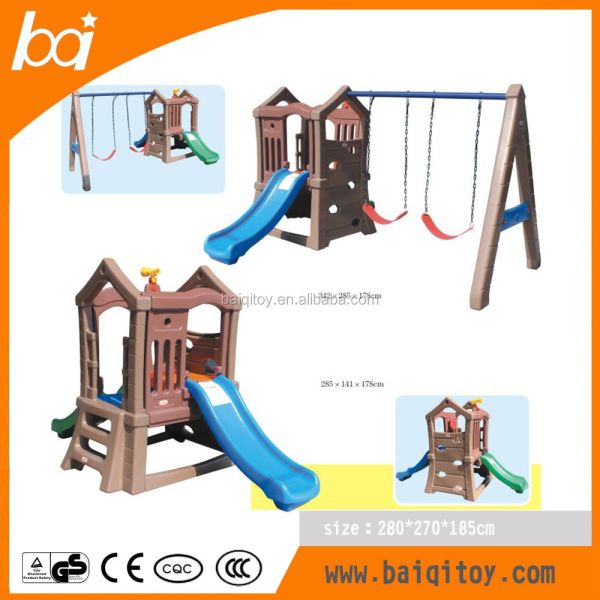 Playground Plastic Playhouses Commercial Kids Outdoor Playground Equipment for Sale