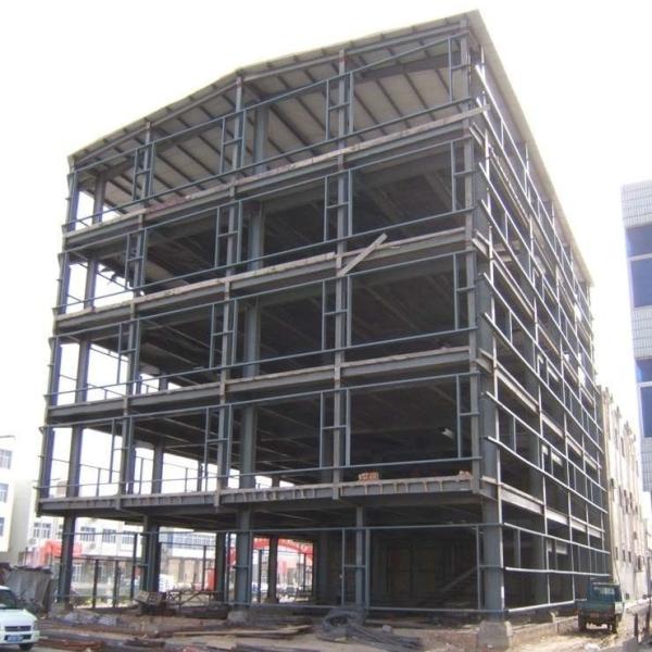 3-5 Storeys Prefabricated Steel Frame Warehouse Offices Shopping Mall Commercial Buildings