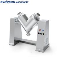 Máquina de mezcla de harina con velocidad ajustable de tipo V mezclador de polvo 1-29 rpm Tiempo de mezcla