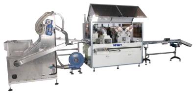 Caps Printing Machine three color offset printing unit and flame heads for surface treatment