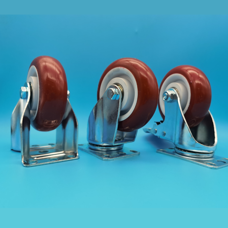 Light Industrial Pp Trolley Wheels Medium Duty Casters 5 