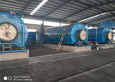 Non Catalytic Waste Tyre Pyrolysis Plant 20 Ton Waste Plastic To Fuel Oil Pyrolysis Plant