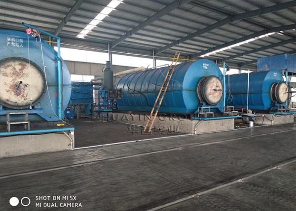 Non Catalytic Waste Tyre Pyrolysis Plant 20 Ton Waste Plastic To Fuel Oil Pyrolysis Plant