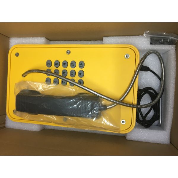 Взрывозащищенный промышленный телефон, водонепроницаемый аварийный телефон с сертификацией ATEX