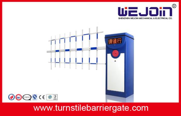 Porta azul da barreira da cor de 80 W, barreira resistente para a porta de pedágio da estrada