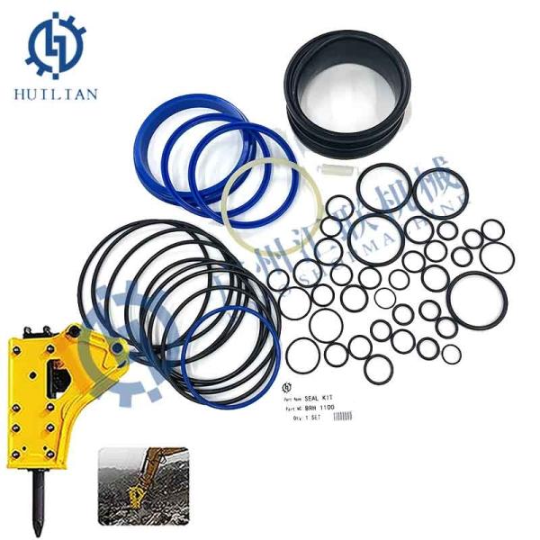 BRH1100 Diaphragm Seal Kit BRH750 BRH625 BRH570 BRH250 Hammer Rubber Seal For Montabert 86638988 86633070 86633930