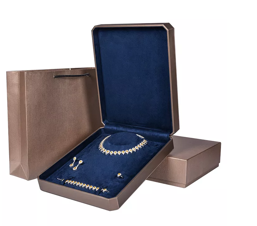 Подарочная коробка крепкой коробки PU кожаной хаки бумажная упаковывая ISO9001