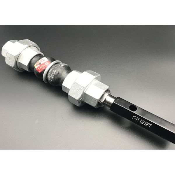 Flexible Bsp Cast Iron Expansion Joint Threaded Epdm Synthetic Rubber