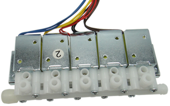 клапан воздуха соленоида 12V 24V пластиковый микро- для кровати массажа Massager ноги