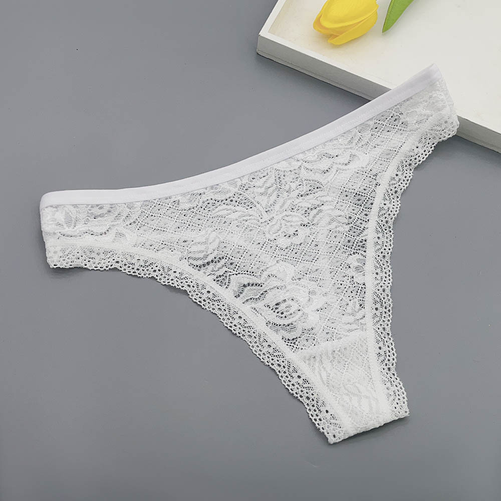 Best Selling Thongs for Women Wholesale 12PCS/Pack Lace Sexy Thongs Panties Mix All Colors Evenly in One Pack Women Thongs