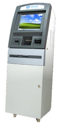 Self Service Station Bill Payment Kiosk , Automated Ticket Kiosk Customized Logo