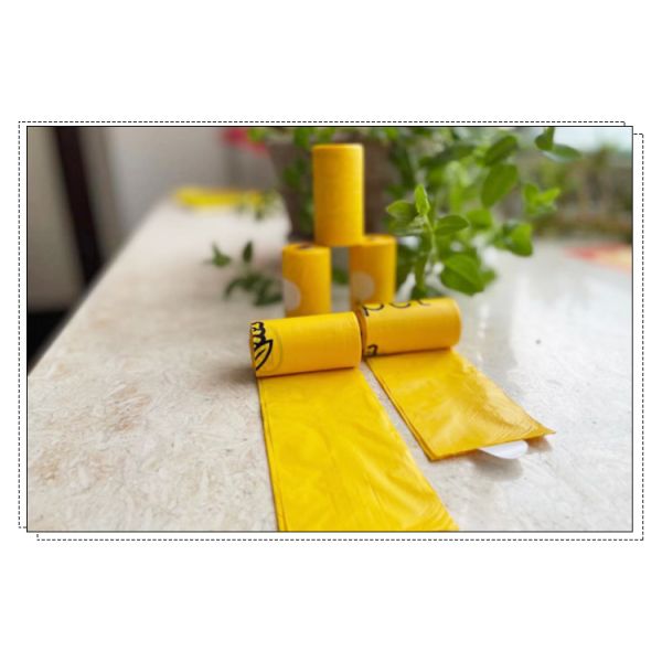 PLA PBAT Материал Структура Тепловое уплотнение 15 микрон Компостируемые мешки для домашних животных для собак и кошек