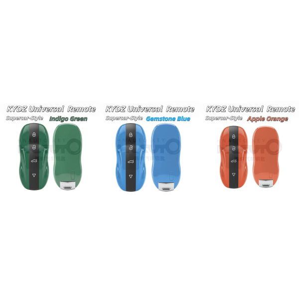 KYZD Supercar-Style Smart Key Remote | Universal 4-Button Smart Key Shell for Auto Locksmiths, Compatible with Most Keyless Entry Vehicles