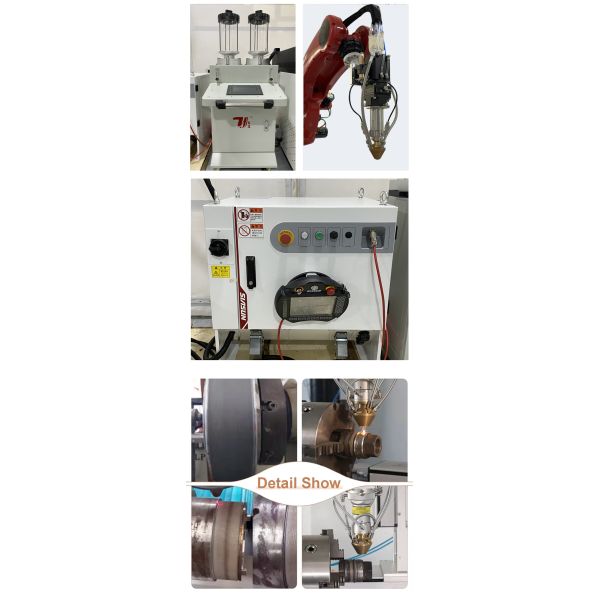 6KW High-Speed CNC Laser Cladding Machine for Shaft Repair & Chrome Plating Replacement, 90% Powder Efficiency
