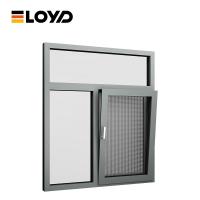 Ventilation fenêtre en aluminium inclinable et tournante pour bâtiments résidentiels et commerciaux