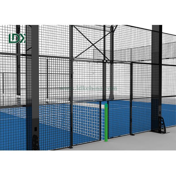 Custom Retractable Sport Roof Electric Padel Tennis Court