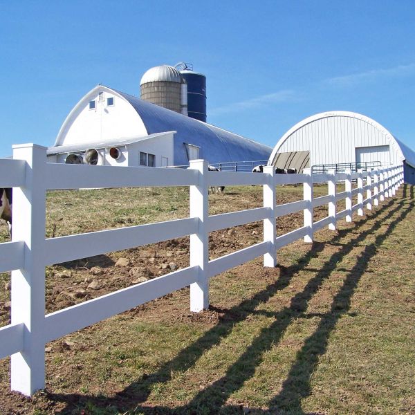UV resistance Pvc Cross Pvc Ranch Rail Fence  4ft 5ft High