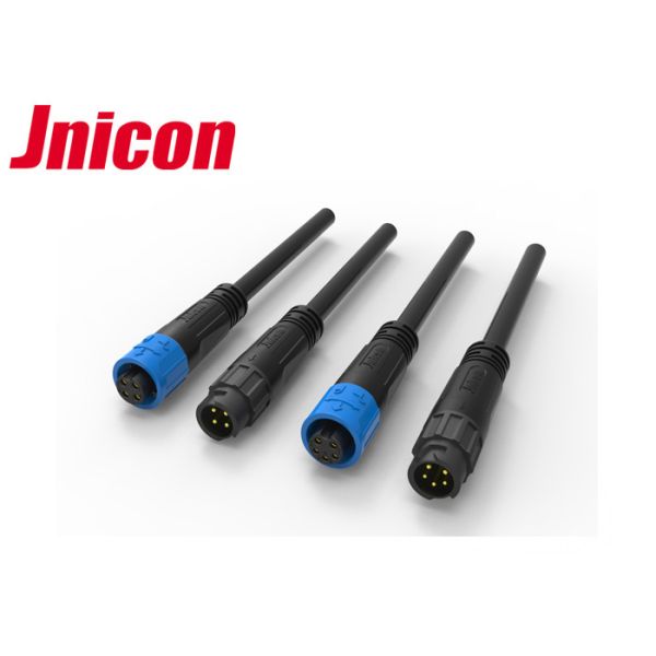 IP67 Overmolded Cable Connectors M12 Bayonet Connecting Custom Made Available