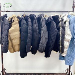 Fashion Warm Used Winter Clothing Cotton Padded winter jacket second hand