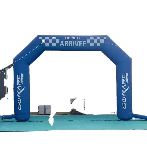 Entrance Door Inflatable Finish Arch CE Certificate With LED Light