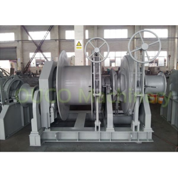 High Efficiency Port Marine Deck Winches For Marine Vessels Ships Long Ropes