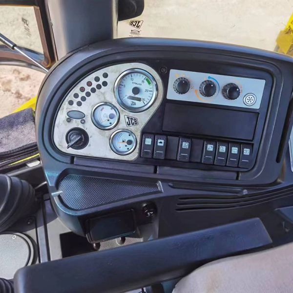 Original JCB 4CX Used Backhoe Loader 81kw Rared Power 1.3m3 Bucket Capacity