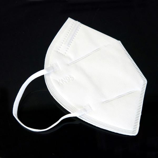 Disposable KN95 Folding Half Face Mask Face For Air Pollution , Dustproof Mouth Cover