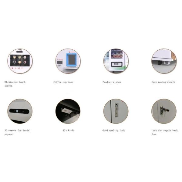 Convenience Store Automatic Snack And Drink Combo Advertisement Self-Service Vending Machine