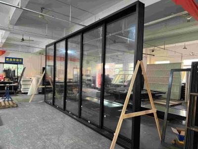 Custom And Easy Installment  5 Traqcks  Alumimum Sliding Glass Door Good Sealing Windowproof