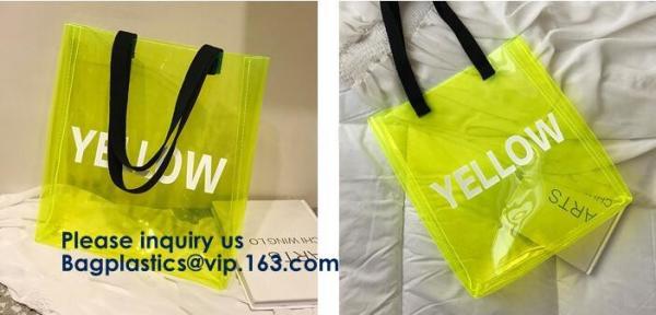 Waterproof PVC Transparent Tote Hologram Laser Bag,Hologram Laser PVC Shoulder Women tote Bag Shopping Bag For Women