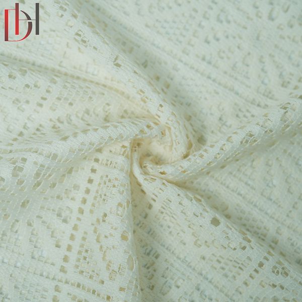 Organic Yarn Dyed Jacquard Fabric Windproof Stain Resistant Lightweight Polyester Fabric