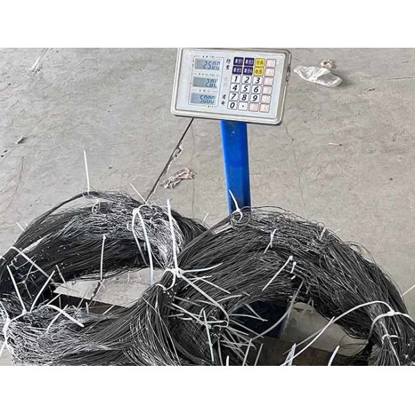 Barrera de alambre de captura de defensa fronteriza contra tanques, malla de alambre de envoltura