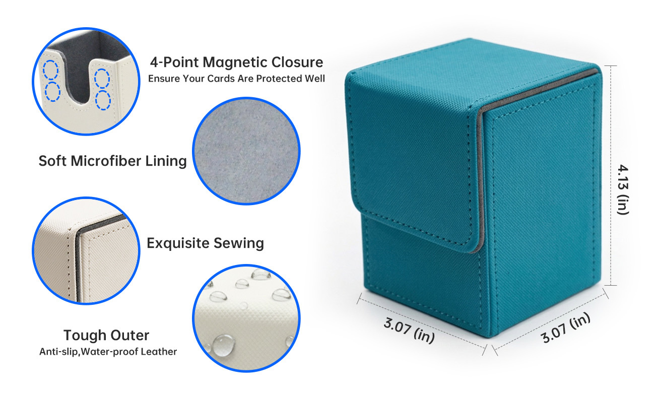 Bulk Orders Customization TCG Card Storage Box Blue Green TCG