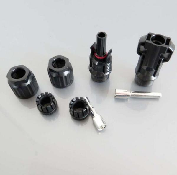 60A 80A MC-4 high current high power photovoltaic connector can be connected with 10mm16mm square large cable