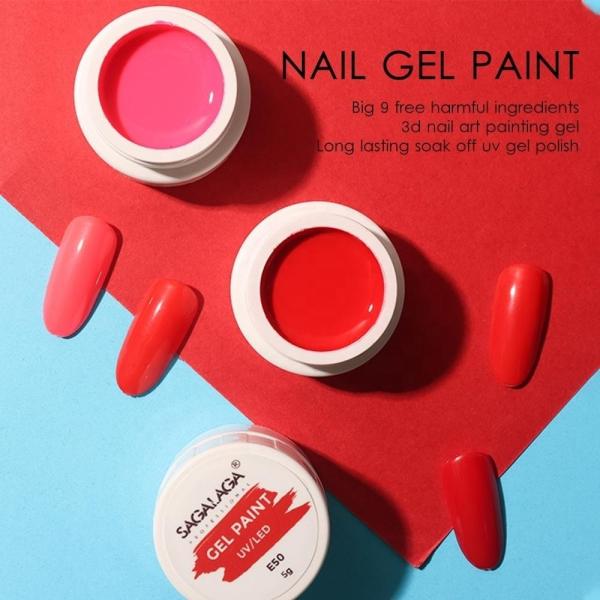 MSDS Certified White Neon Chrome Paint High Pigment Gel Nail Art Set for No Wipe Application and Long-Lasting Results