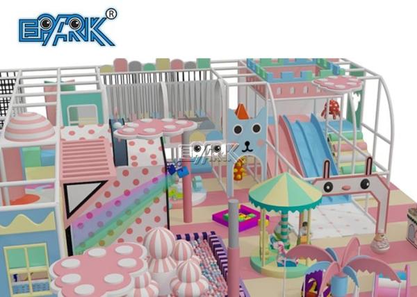Amusement Play Gym Jungle Theme Soft Playground Equipment Customize Size