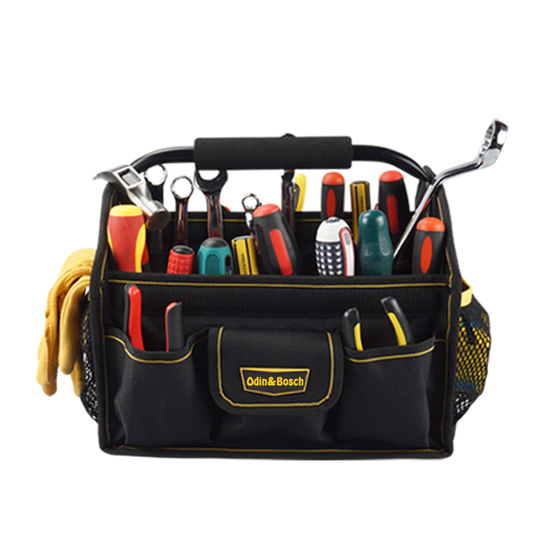 Oem Premium Hard Electricion Heavy Duty Open Tote Car Wash Tool Bag